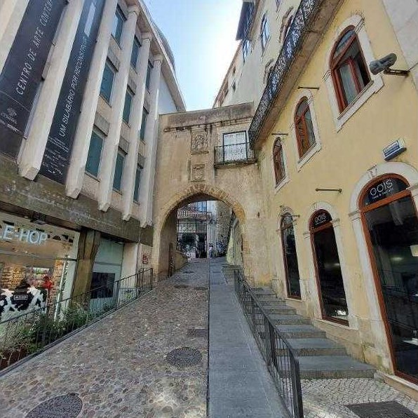 Almedina Arch seen from the street